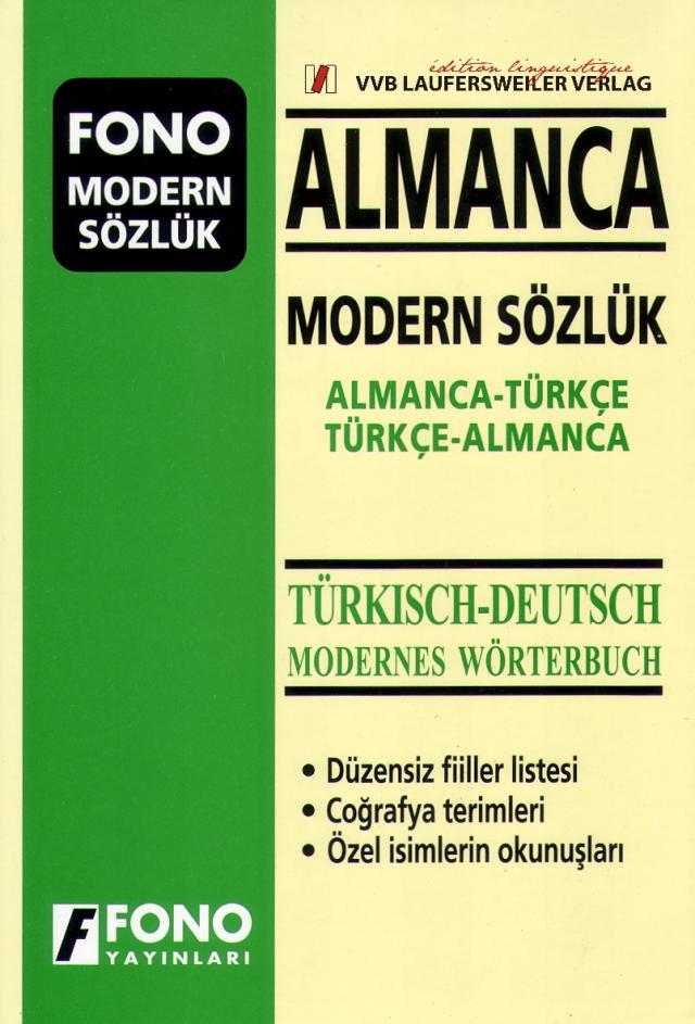 Großes Türkisch - Deutsches & Deutsch - Türkisches modernes Wörterbuch / Almanca - Türkce & Türkce Almanca Modern Sözlük