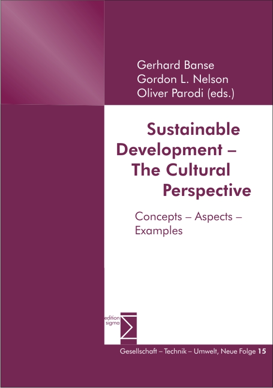 Sustainable Development – The Cultural Perspective