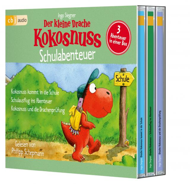 Der kleine Drache Kokosnuss - Schulabenteuer, 3 Audio-CD