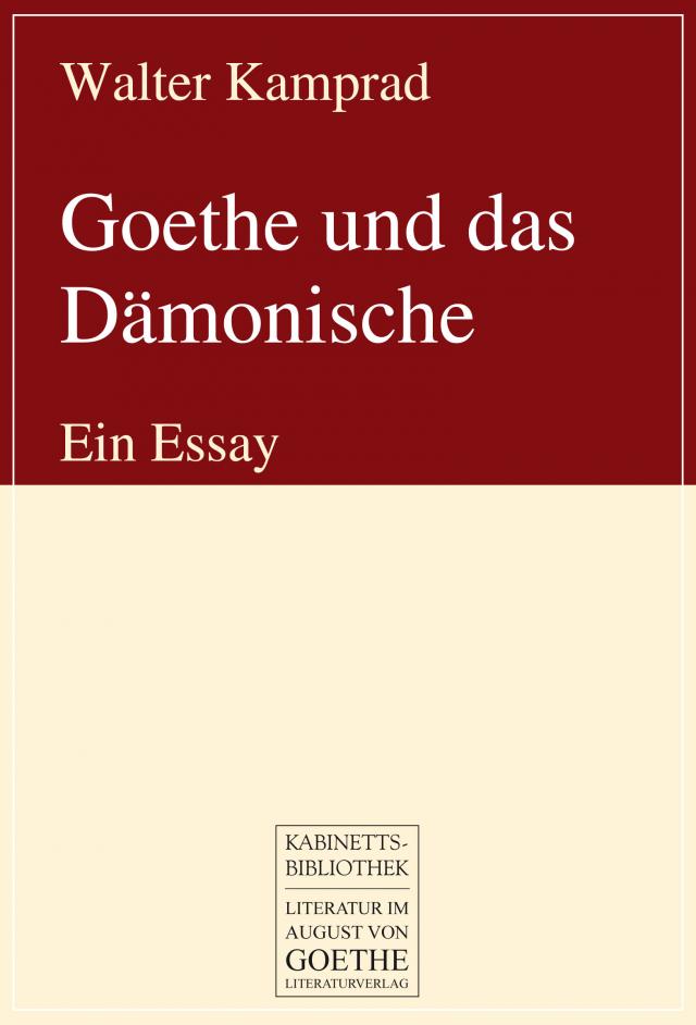 Goethe und das Dämonische