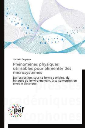 Phénomènes physiques utilisables pour alimenter des microsystèmes