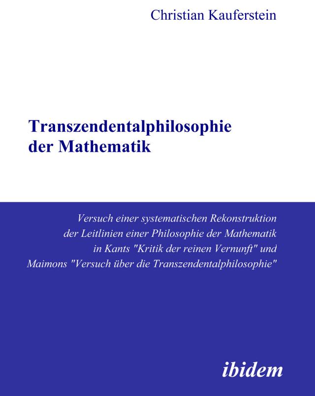 Transzendentalphilosophie der Mathematik