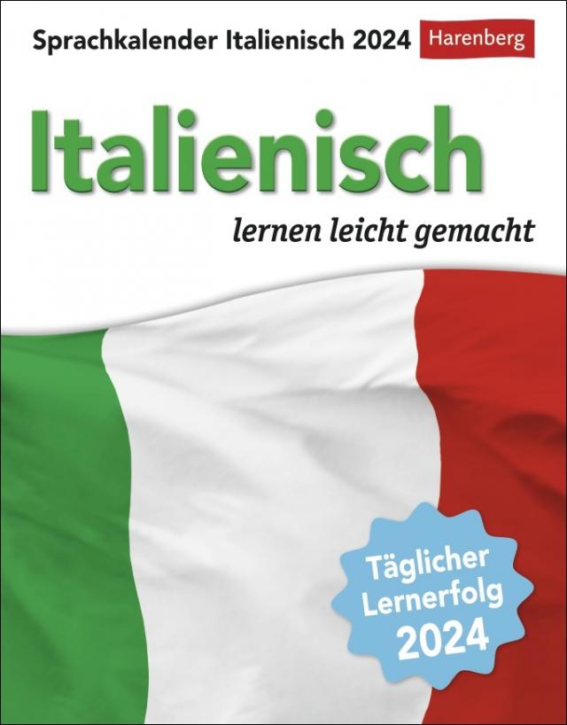 Italienisch Sprachkalender 2024
