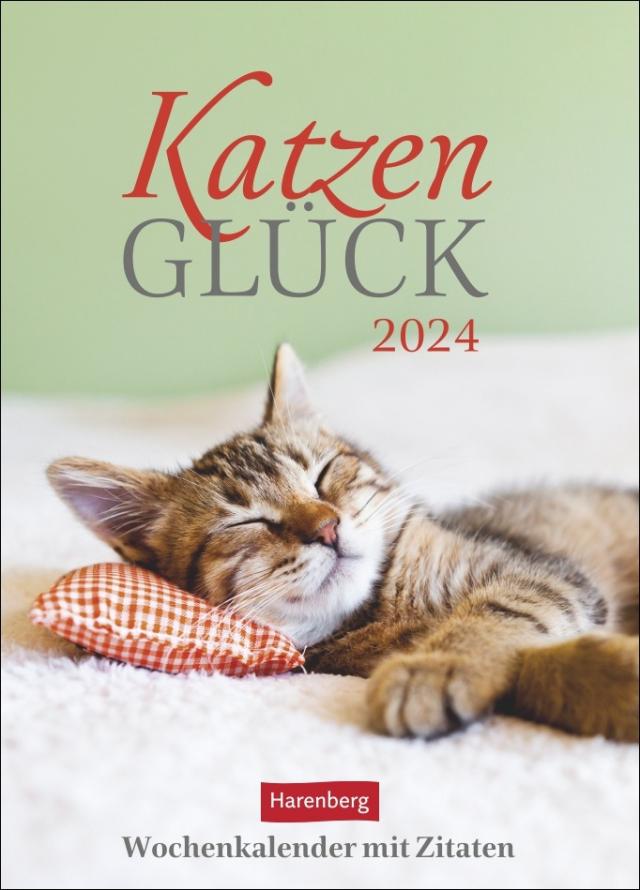 Katzenglück Wochenkalender 2024