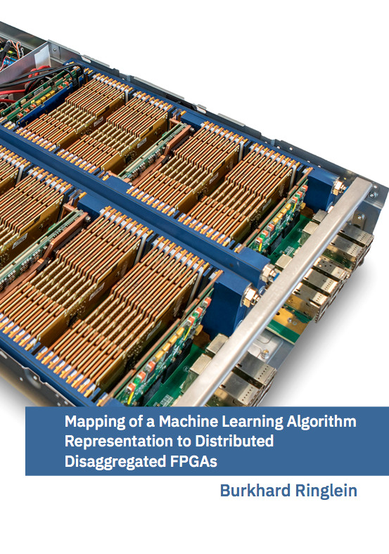 Mapping of a Machine Learning Algorithm Representation to Distributed Disaggregated FPGAs