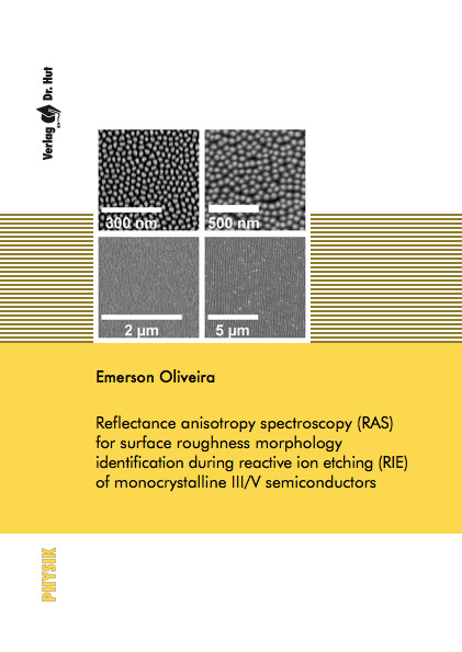 Reflectance anisotropy spectroscopy (RAS) for surface roughness morphology identification during reactive ion etching (RIE) of monocrystalline III/V semiconductors
