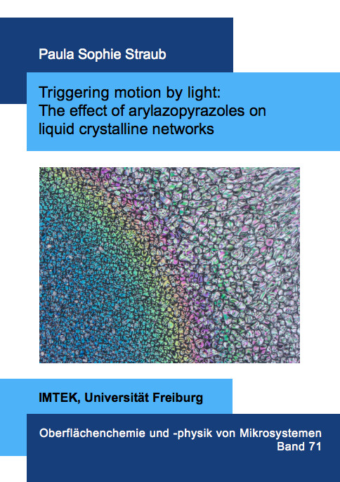 Triggering motion by light: The effect of arylazopyrazoles on liquid crystalline networks