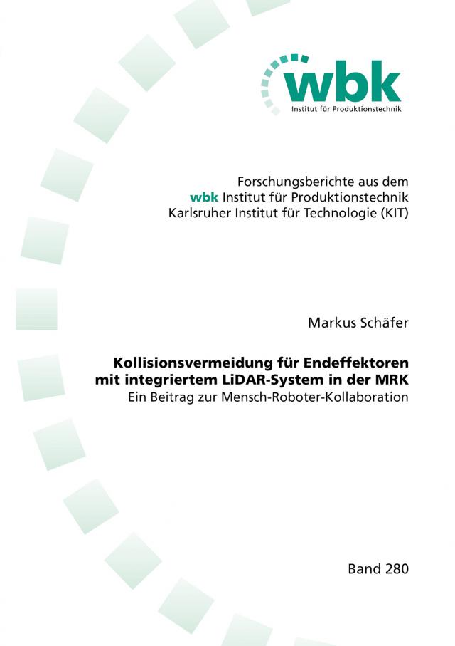 Kollisionsvermeidung für Endeffektoren mit integriertem LiDAR-System in der MRK