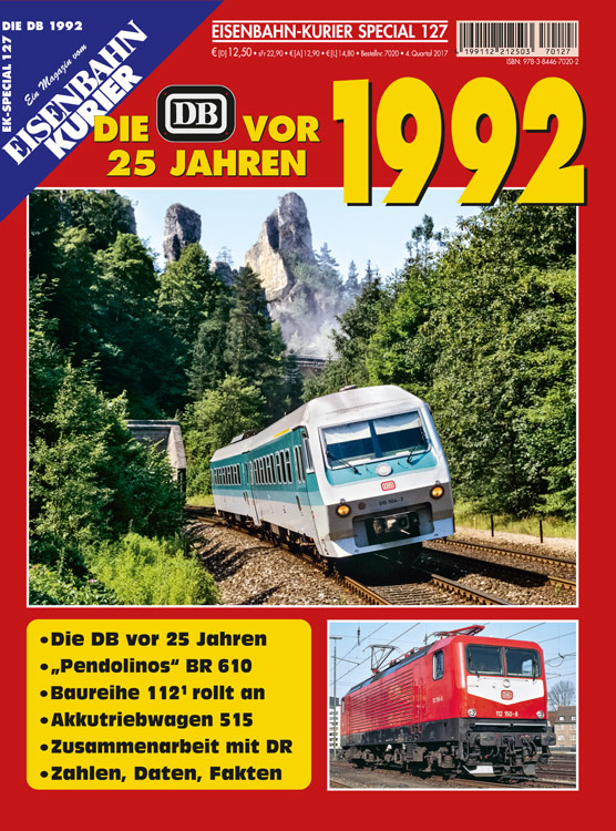 Die DB vor 25 Jahren - 1992