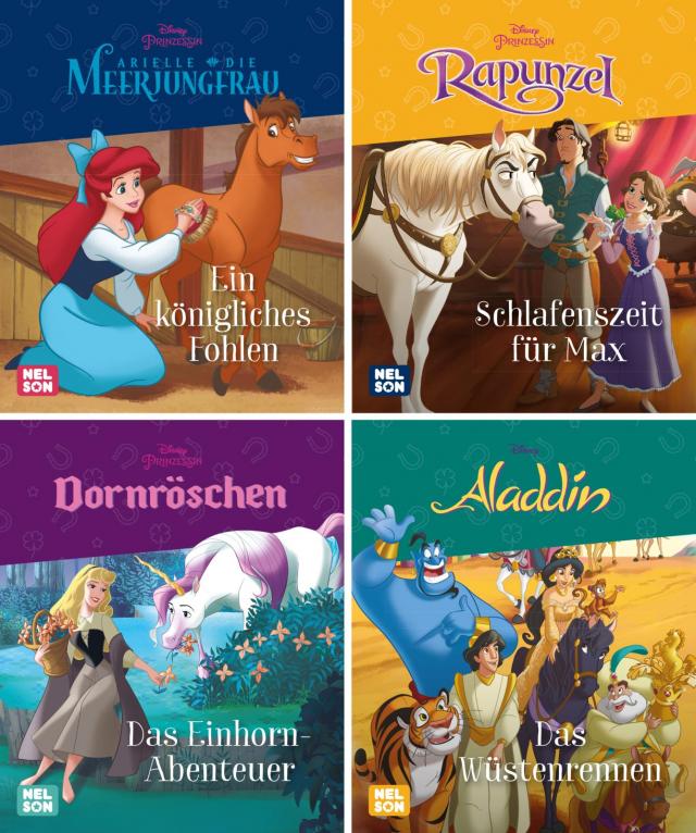 Nelson Mini-Bücher: Disney Pferde-Geschichten 1-4