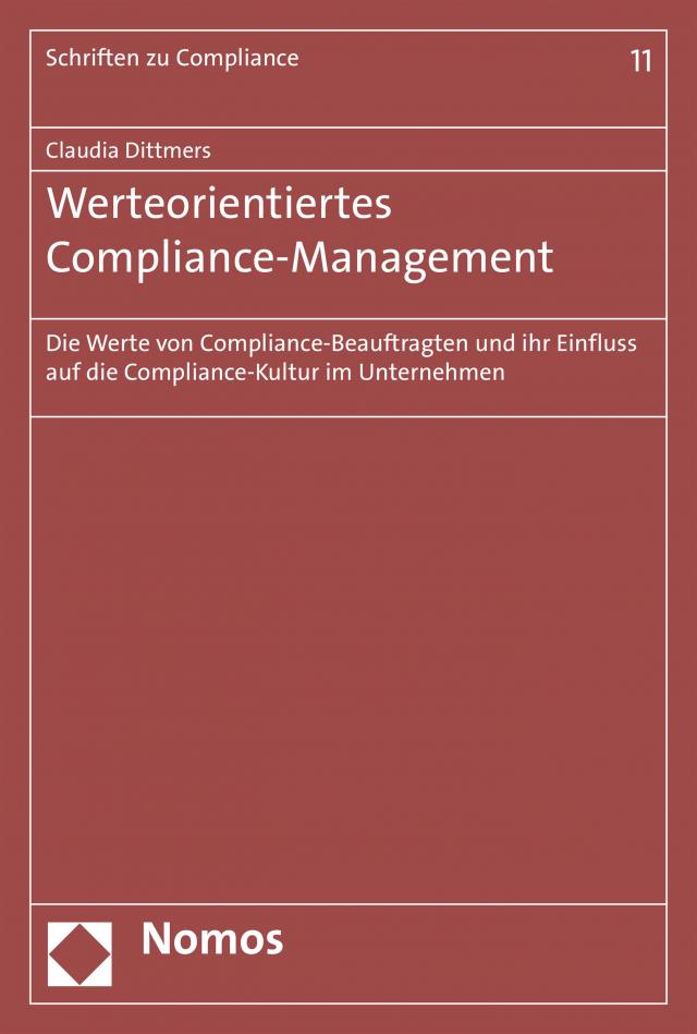 Werteorientiertes Compliance-Management