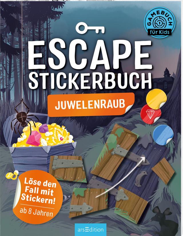 Escape-Stickerbuch – Juwelenraub