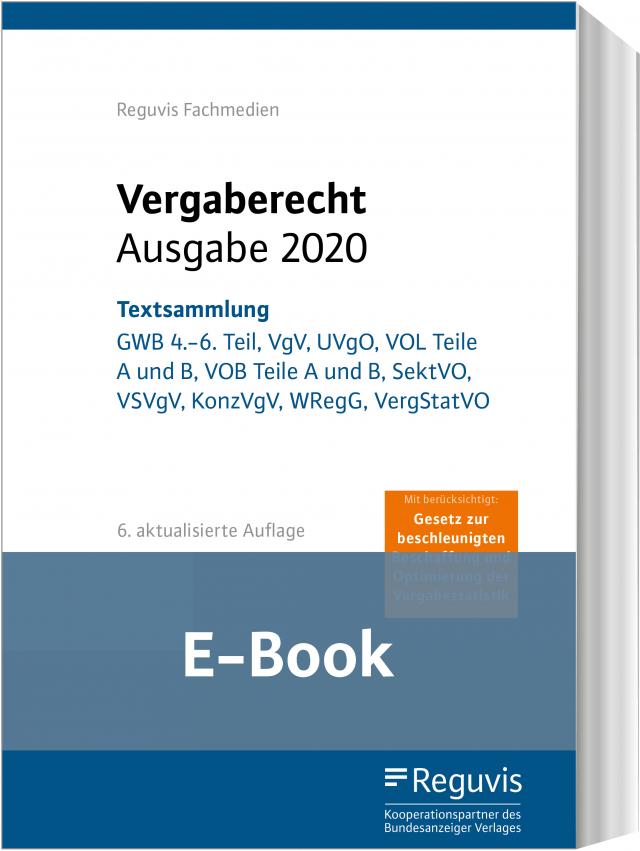 Vergaberecht - Ausgabe 2020 (E-Book)