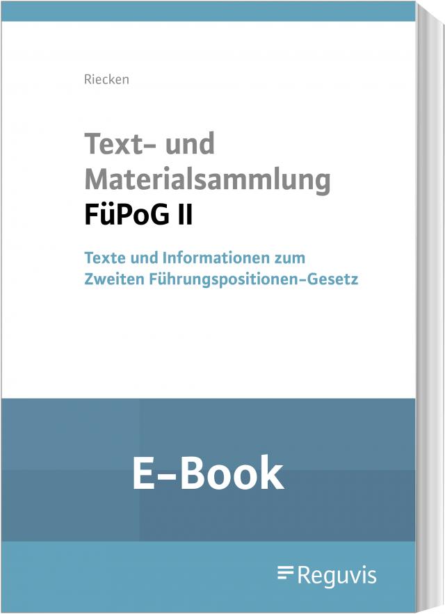 Text- und Materialsammlung FüPoG II (E-Book)