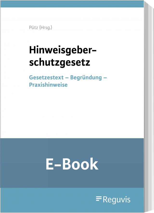 Hinweisgeberschutzgesetz (E-Book)
