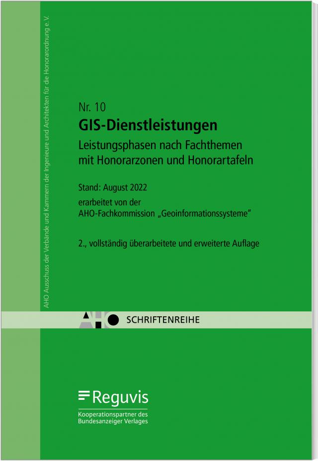 Geoinformationssysteme (GIS) - Leistungsphasen nach Fachthemen Onlineversion