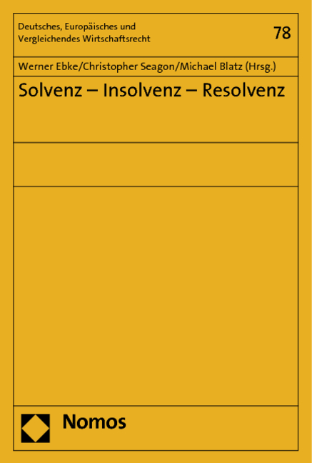Solvenz - Insolvenz - Resolvenz