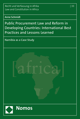 Public Procurement Law and Reform in Developing Countries: International Best Practices and Lessons Learned