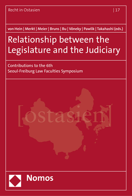Relationship between the Legislature and the Judiciary