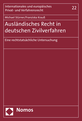 Ausländisches Recht in deutschen Zivilverfahren