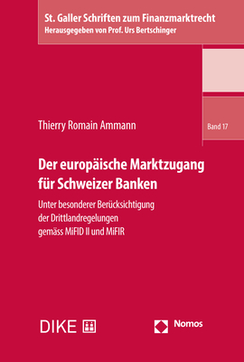 Der europäische Marktzugang für Schweizer Banken