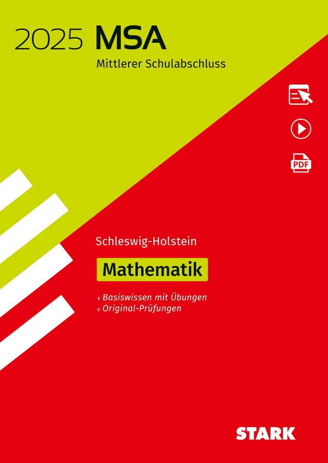 STARK Original-Prüfungen und Training MSA 2025 - Mathematik - Schleswig-Holstein