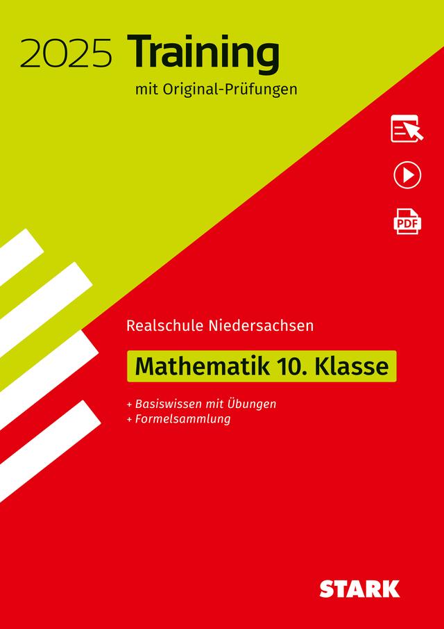 STARK Original-Prüfungen und Training Abschlussprüfung Realschule 2025 - Mathematik - Niedersachsen