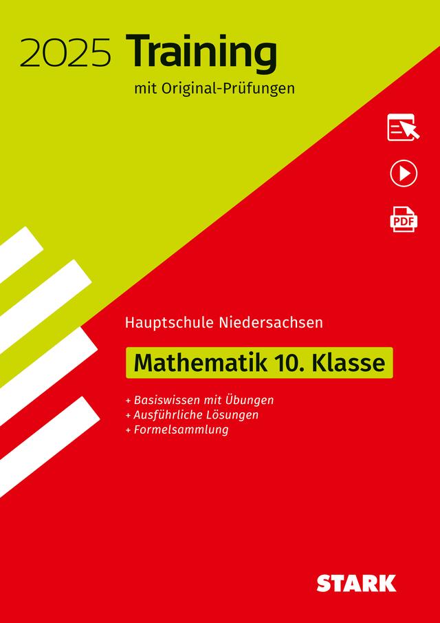 STARK Original-Prüfungen und Training Hauptschule 2025 - Mathematik 10. Klasse - Niedersachsen