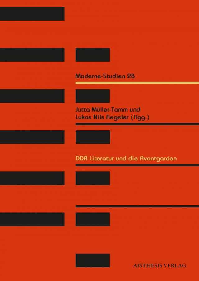 DDR-Literatur und die Avantgarden