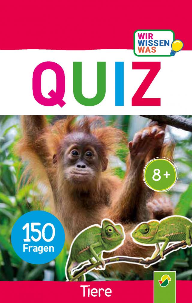 Quiz Tiere • 150 Fragen für schlaue Kids