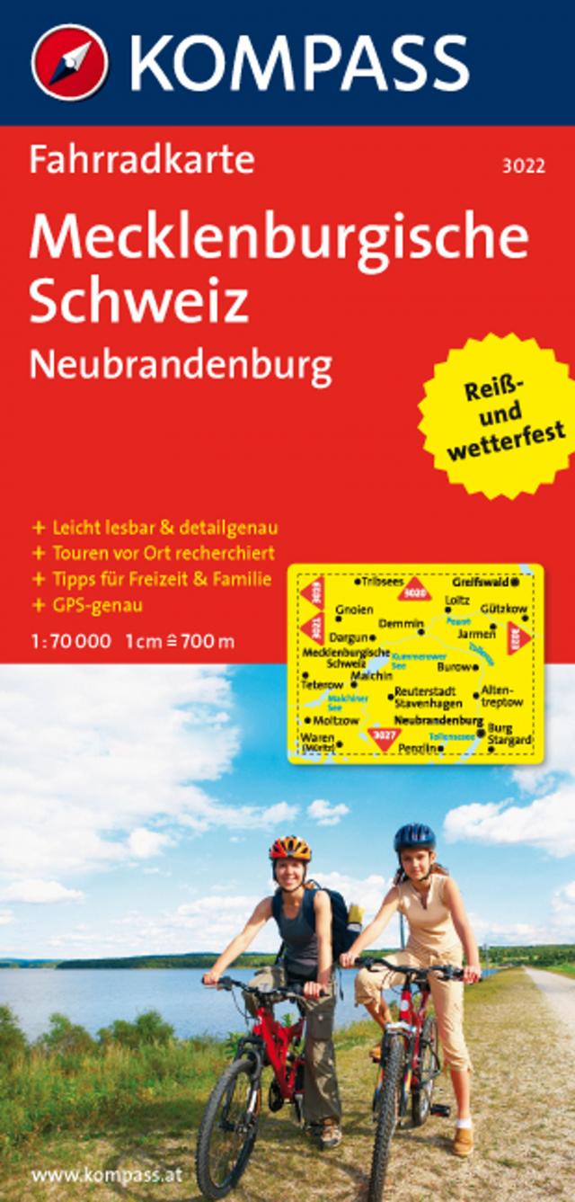 Mecklenburgische Schweiz - Neubrandenburg 1:70000