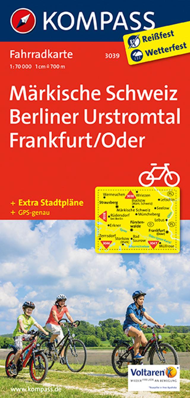 Märkische Schweiz - Berliner Urstromtal - Frankfurt/Oder 1:70000