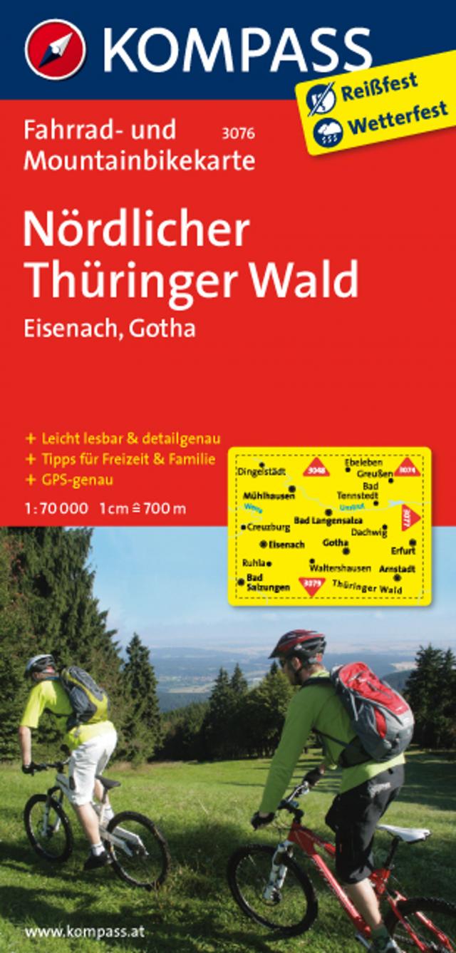 Nördlicher Thüringer Wald 1:70000