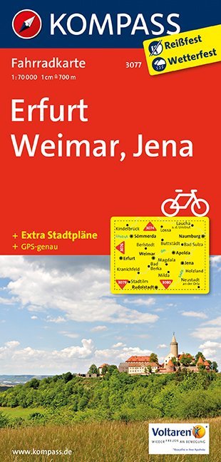 Erfurt - Weimar - Jena 1:70000