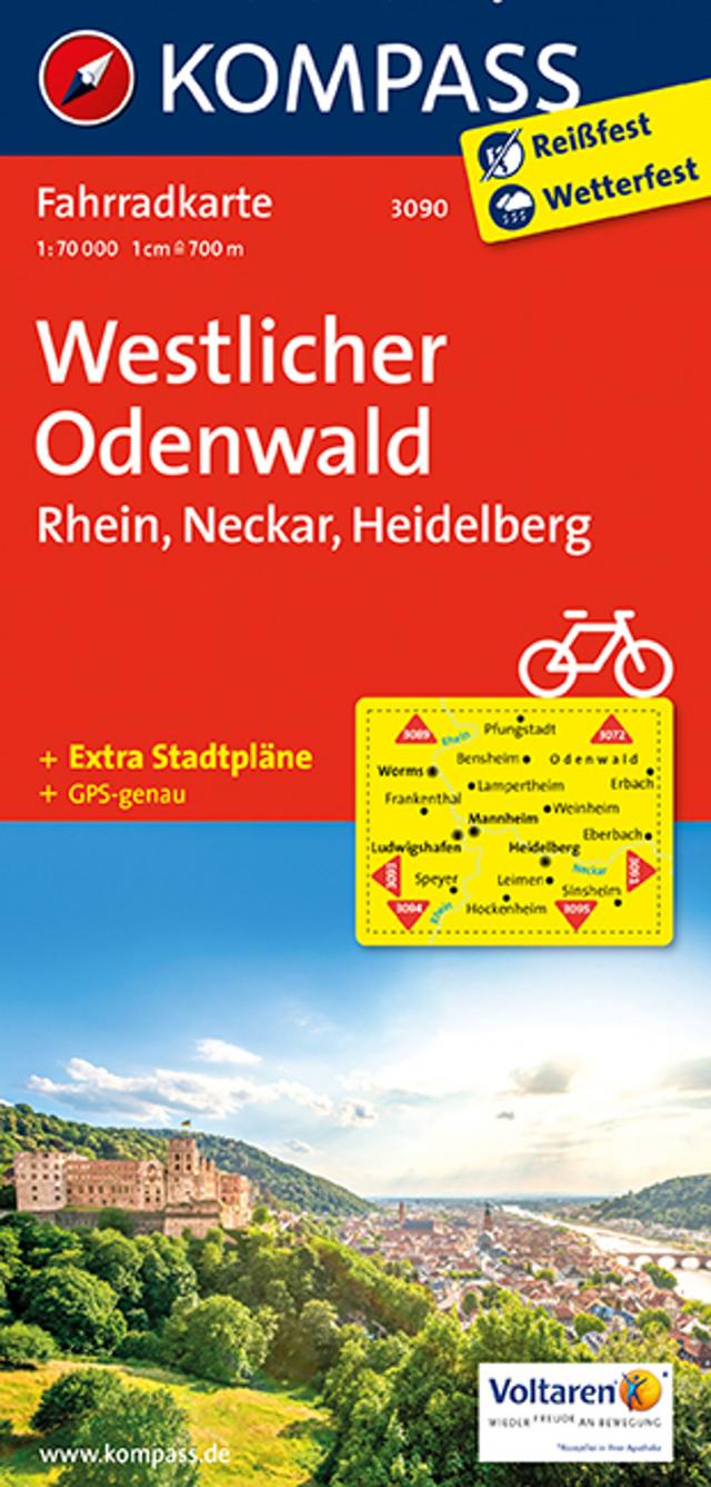 Westlicher Odenwald 1:70000