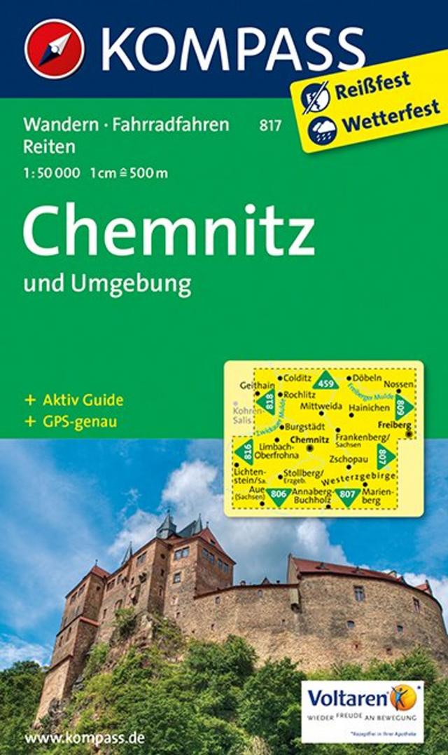 Chemnitz und Umgebung 1:50000
