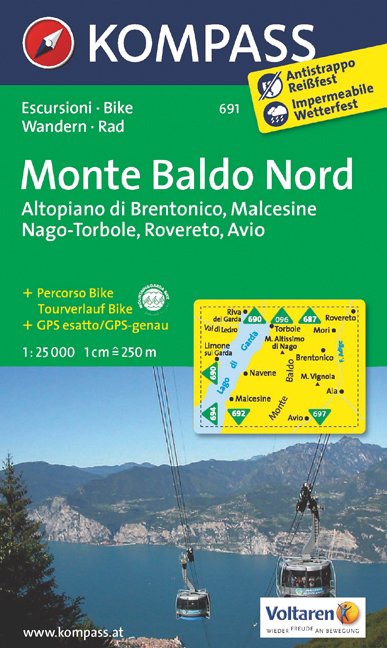 Monte Baldo Nord 1:25000