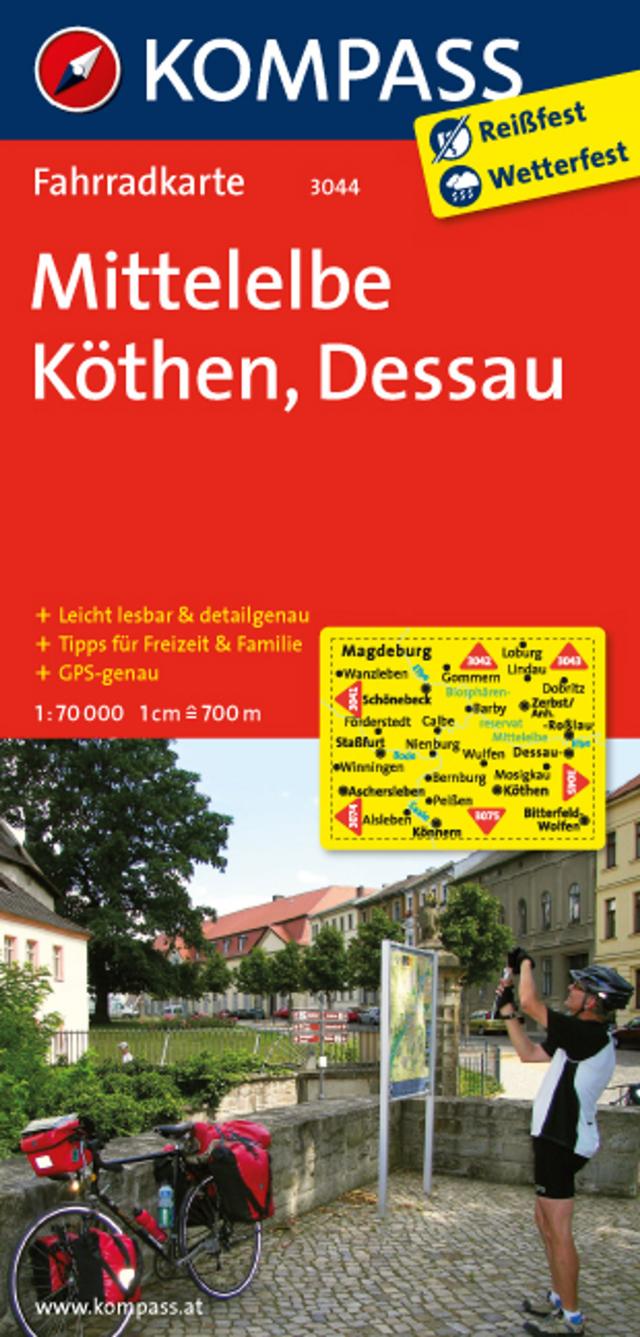 Mittelelbe - Köthen - Dessau 1:70000