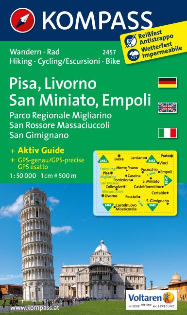 Pisa - Livorno - San Miniato - Empoli 1:50000