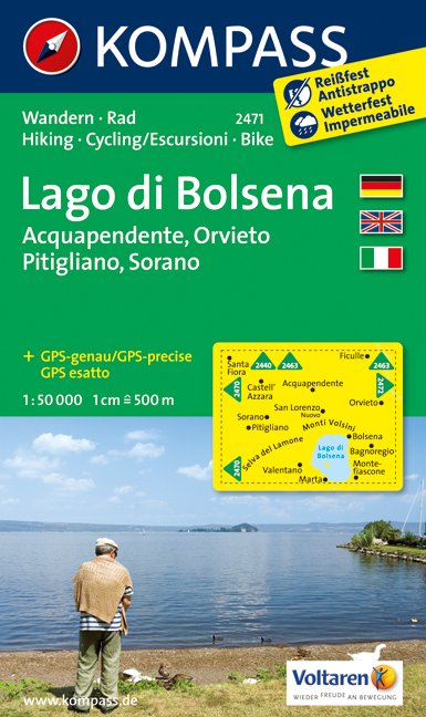 Lago di Bolsena 1:50000
