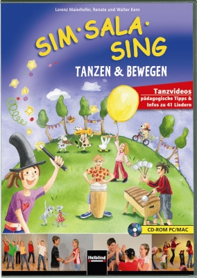 zzz Sim Sala Sing - Tanzen & Bewegen - CD-Rom Videos, pädagogische Tipps & Infos zu 41 Liedern