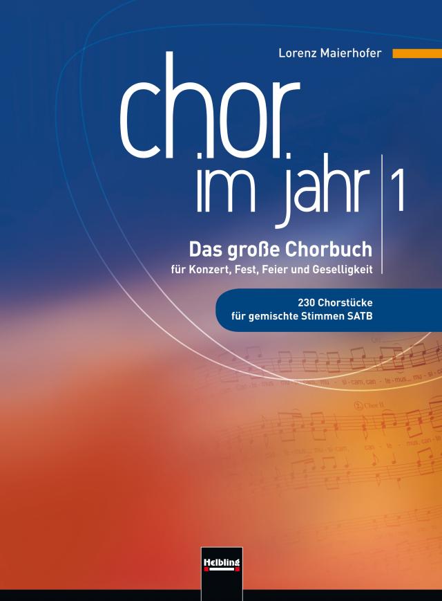 Chor im Jahr 1. Chorsänger-Ausgabe