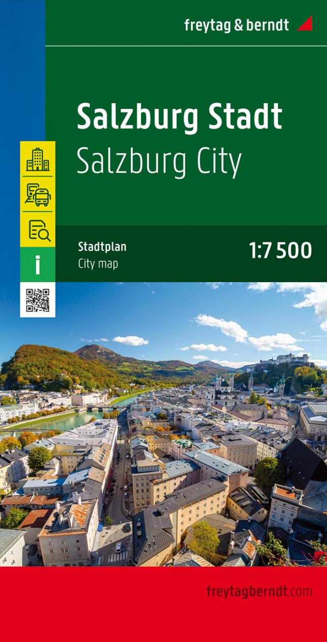 Salzburg Stadt, Stadtplan 1:7.500 - 1:15.000