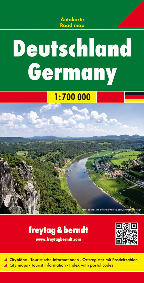 Deutschland, Autokarte 1:700.000, freytag & berndt