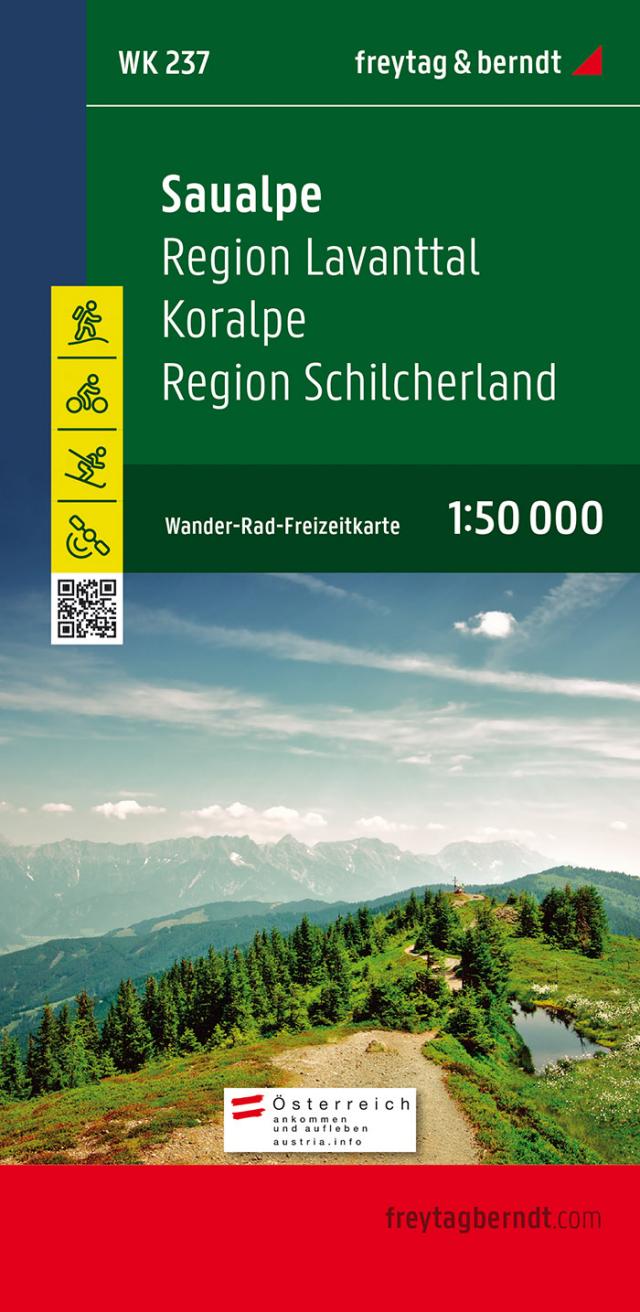 Saualpe, Wander-, Rad- und Freizeitkarte 1:50.000