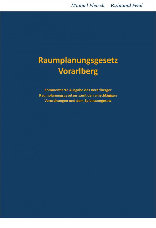 Raumplanungsgesetz Vorarlberg