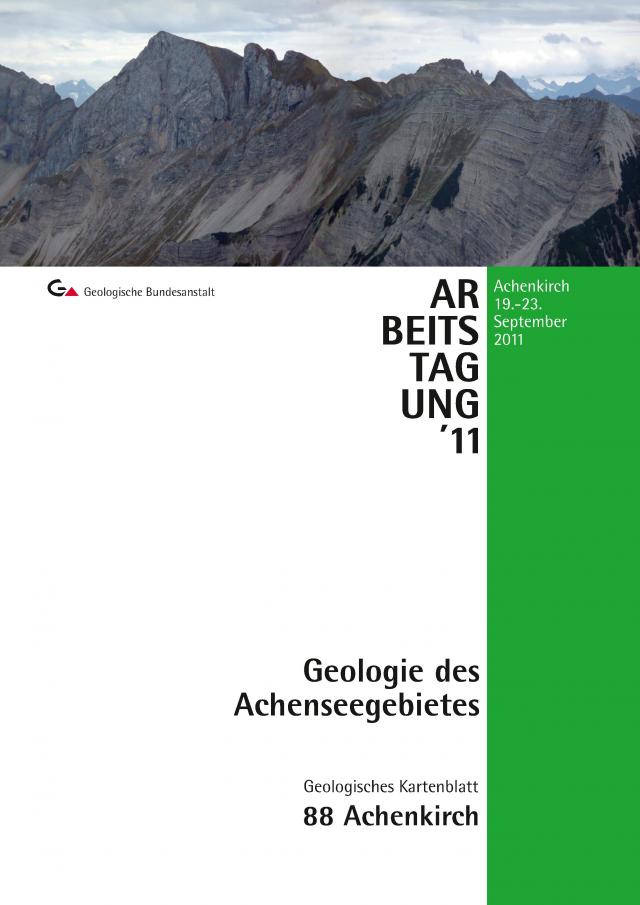 Arbeitstagung 2011 der Geologischen Bundesanstalt Blatt 88 Achenkirch 19.-23. September 2011