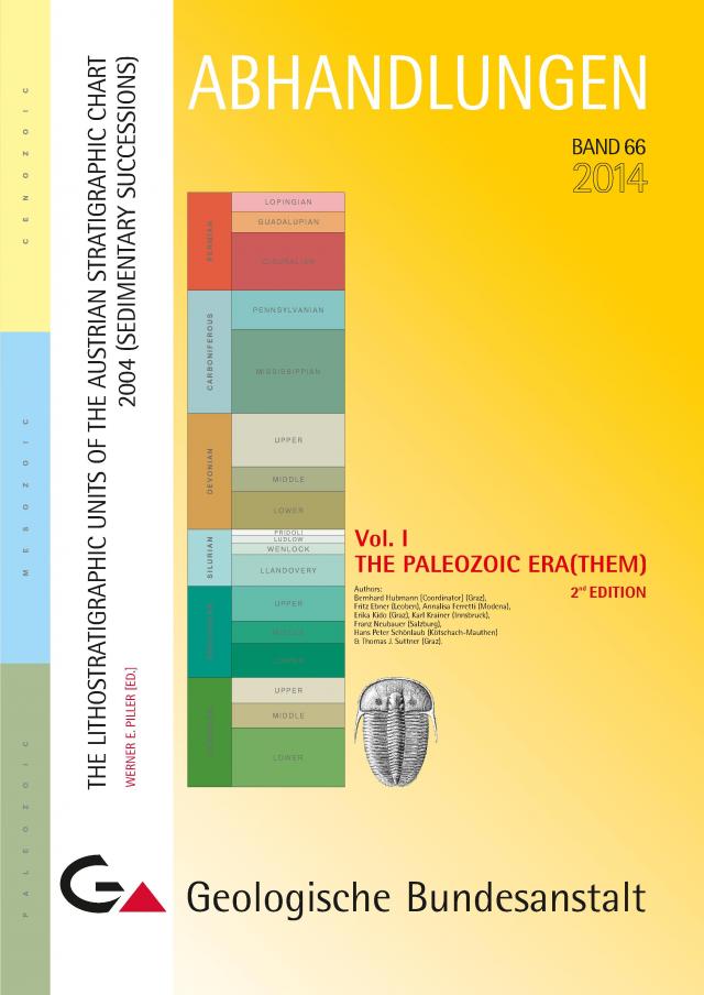 The lithostratigraphic units of the Austrian Stratigraphic Chart 2004 (sedimentary successions)