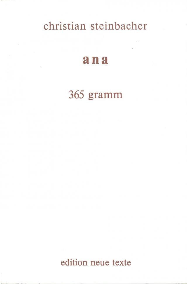 Ana 365 Gramm