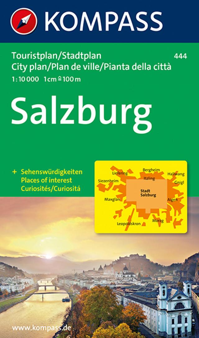 KOMPASS Stadtplan Salzburg 1:10.000